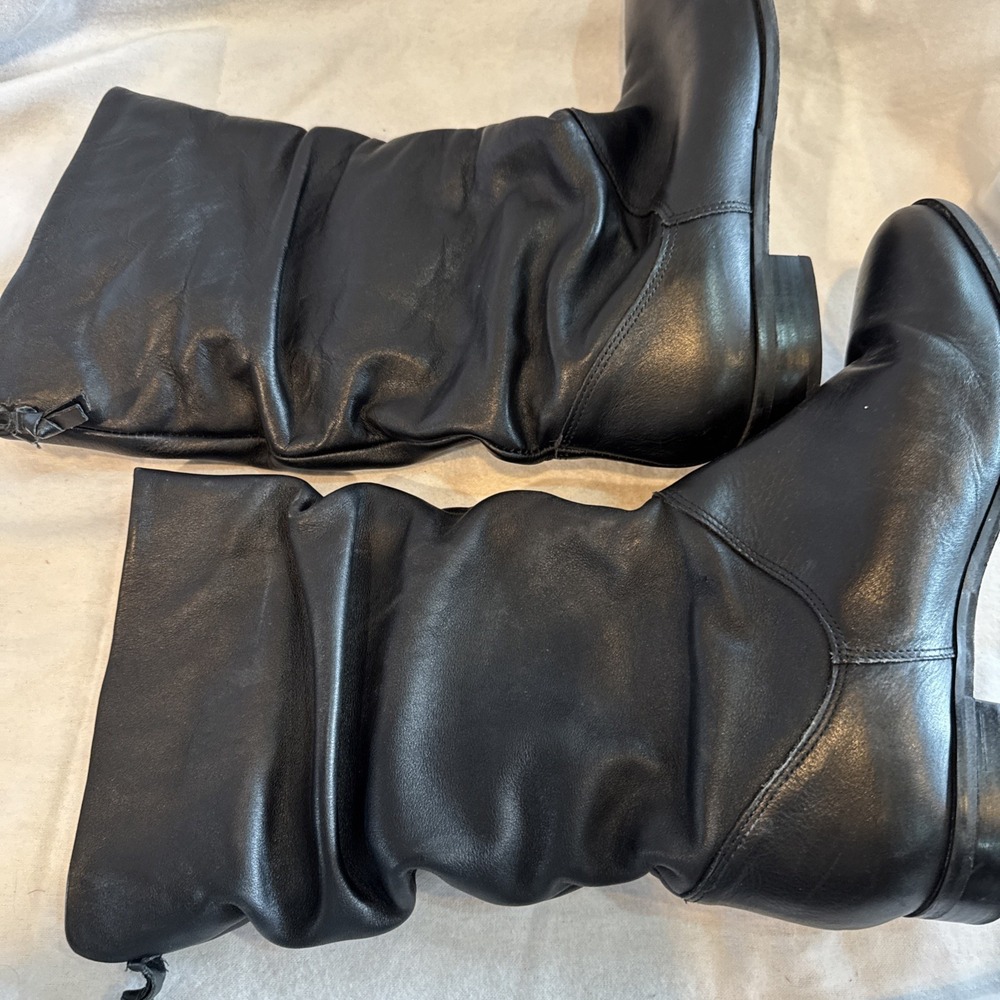 Dune London Rosalind Women's Black Slouch Boots Size  US 7 M / EUR 38 Casual - Picture 7 of 9
